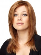 Straight Lightness Lace Front Human Hair Wig