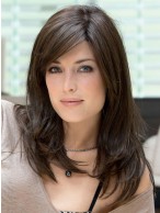 Long Straight Remy Human Hair Gorgeous Full Lace Wig