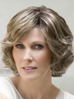 Mid-Length Wavy Full Lace Brilliance Human Hair Wig