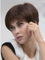 Short Layered Lace Front Award Human Hair Wig