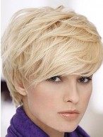 Short Vivacious Human Hair Wig