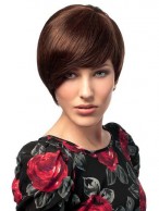 Short Pixie Human Hair Capless Wig