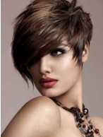 High Fashion Synthetic Short Straight Wig