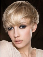Pixie Cut Bob Remy Hair Short Wig