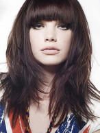 Long Straight Layered 100% Human Hair Wig