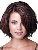 Casual Short Straight Human Hair Wig