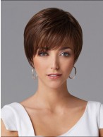 Nice Short Straight Human Hair Wig