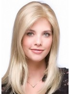 Long Straight Side Parting Human Hair Wig For Women