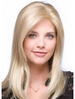 Clearance Long Straight Side Parting Human Hair Wig For Women