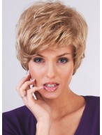 Short Fshion Trend Human Hair Wig For Women