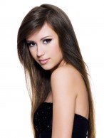Fashionable Style Long Straight Lace Front Human Hair Wig
