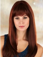 Soft Hot Sell New Long Straight Human Hair Wig