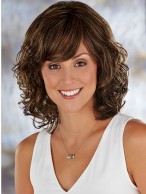 Women's Gorgeous Short Wavy Human Hair Wig