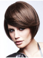 Short Capless Straight Human Hair Wig
