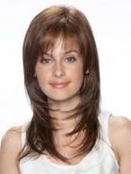 Long Layered Capless Straight Human Hair Wig