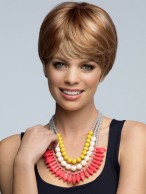 Hot Sell Short Capless Straight Human Hair Wig