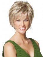 Women's Short Lace Front Straight Human Hair Wig