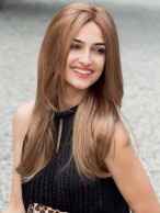 Natural Straight Looking Full Lace Natural Looking Human Hair Wig
