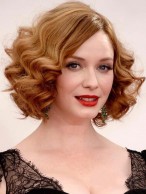 Charming Bob Hairstyle Curly Lace Front Human Hair Wig