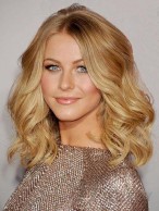 Enchanting Long Loose Wave Golden Lace Front Human Hair Wig about 14 Inches 
