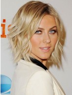Lace Front Fashion Medium Wavy Human Hair