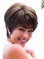 Short Modern Capless Remy Human Hair Wig