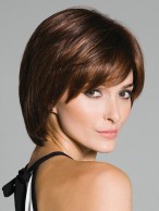 Straight Short Capless Remy Human Hair Wig