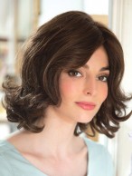Pretty Medium Length Lace Front Curly Women Wig