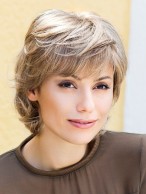 Natural Straight Capless Short Wig with Bangs