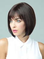 Bob Style Capless Short Wig with Bangs