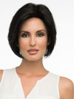 Black Natural Straight Capless Short Wig
