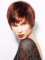 Attractive Remy Human Hair Capless Short Wig 