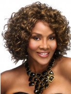 Capless Medium Length Wavy Synthetic Wig