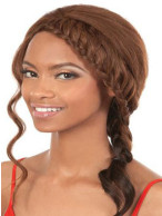 Mid-Length French Braid Capless Synthetic Wig