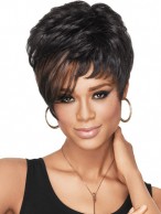 Short Dramatic Tomboy Synthetic Wig