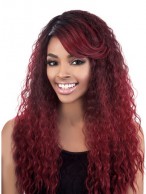 Extra Long Water Wavy Synthetic Wig For Black Women