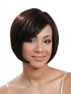 Bob Style Human Hair Capless Wig For Black Women