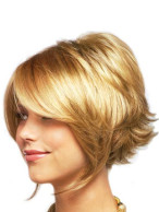 Slightly Wavy With Long Side Choppy Synthetic Wig