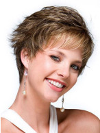 Modern Pixie With Short Face-Framing Sides Synthetic Wig