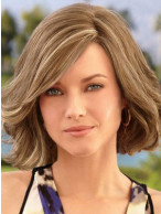 Medium Wavy Lace Front Synthetic Wig