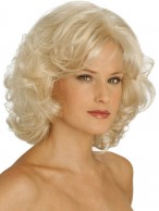 Mid-Length and Bottom Layered Wavy Synthetic Wig
