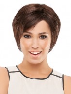 Short Straight Capless Synthetic Wig