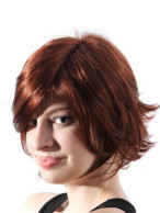 Short Straight Synthetic Bobo Wig
