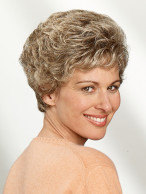 Short Wavy Capless Synthetic Wig