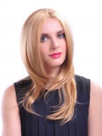  Fashionable Medium Full Lace Synthetic Wig