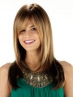 Long Layered Lace Front Straight Synthetic Hair Wig