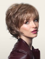 synthetic capless short curly wig