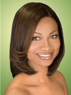 Medium Hair Curling Capless Synthetic Wig