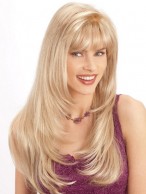 Long Synthetic Hair Subtle Layers Style With Romantic Appeal