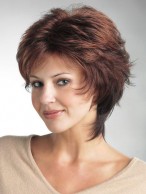 Flicked Layers Tapered Nape Synthetic Wig